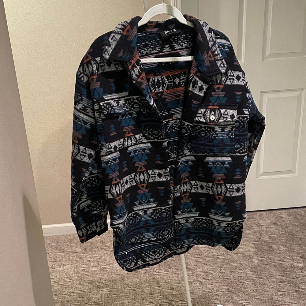 Tribal Patterned Women's Shacket - image 1